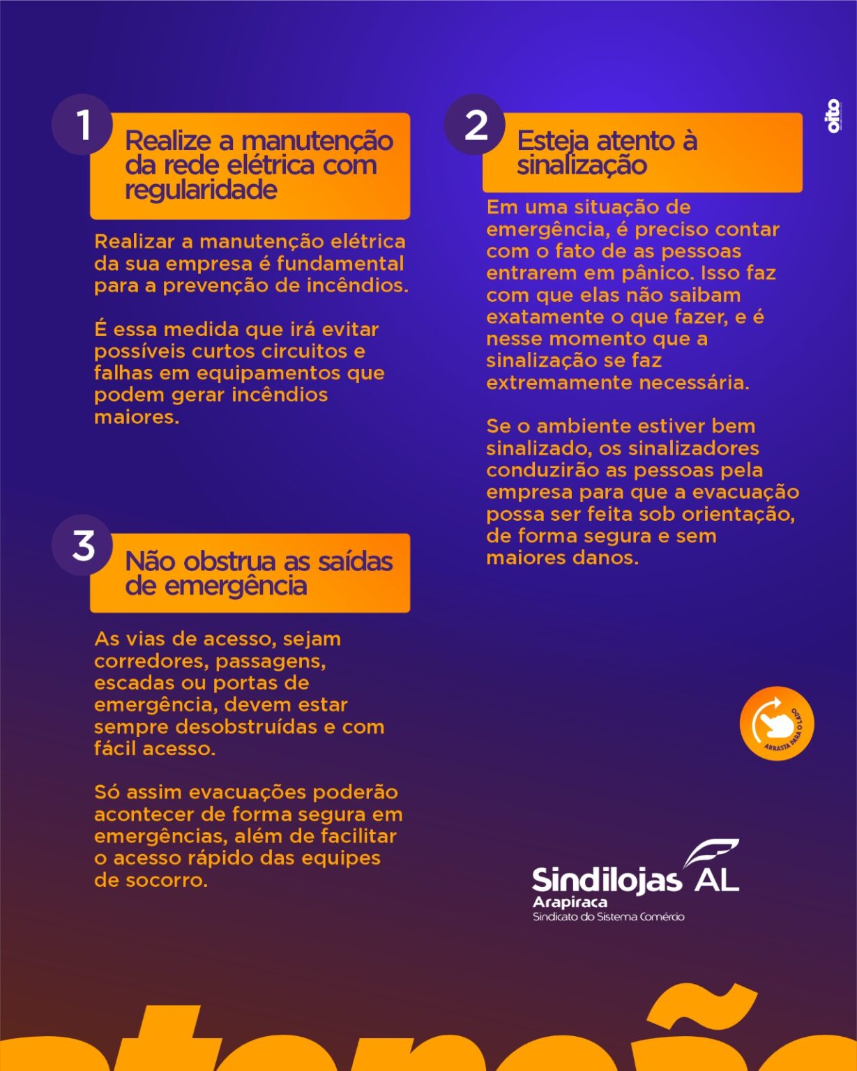 Dicas para prevenir incêndios nas empresas Sindilojas Arapiraca