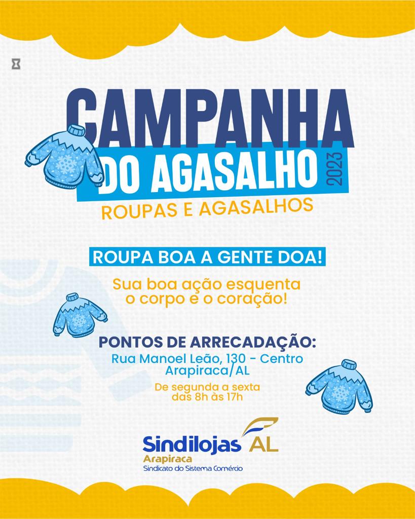 Leia mais sobre o artigo Sindilojas Arapiraca faz campanha para arrecadar agasalhos e cobertores