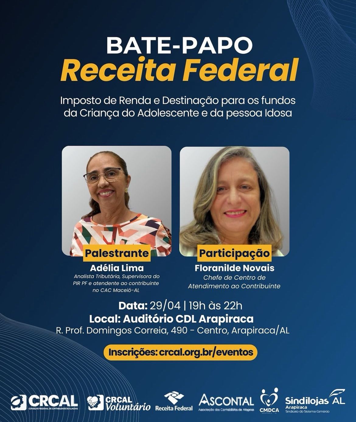 Leia mais sobre o artigo CONVITE | BATE-PAPO COM A RECEITA EM ARAPIRACA!