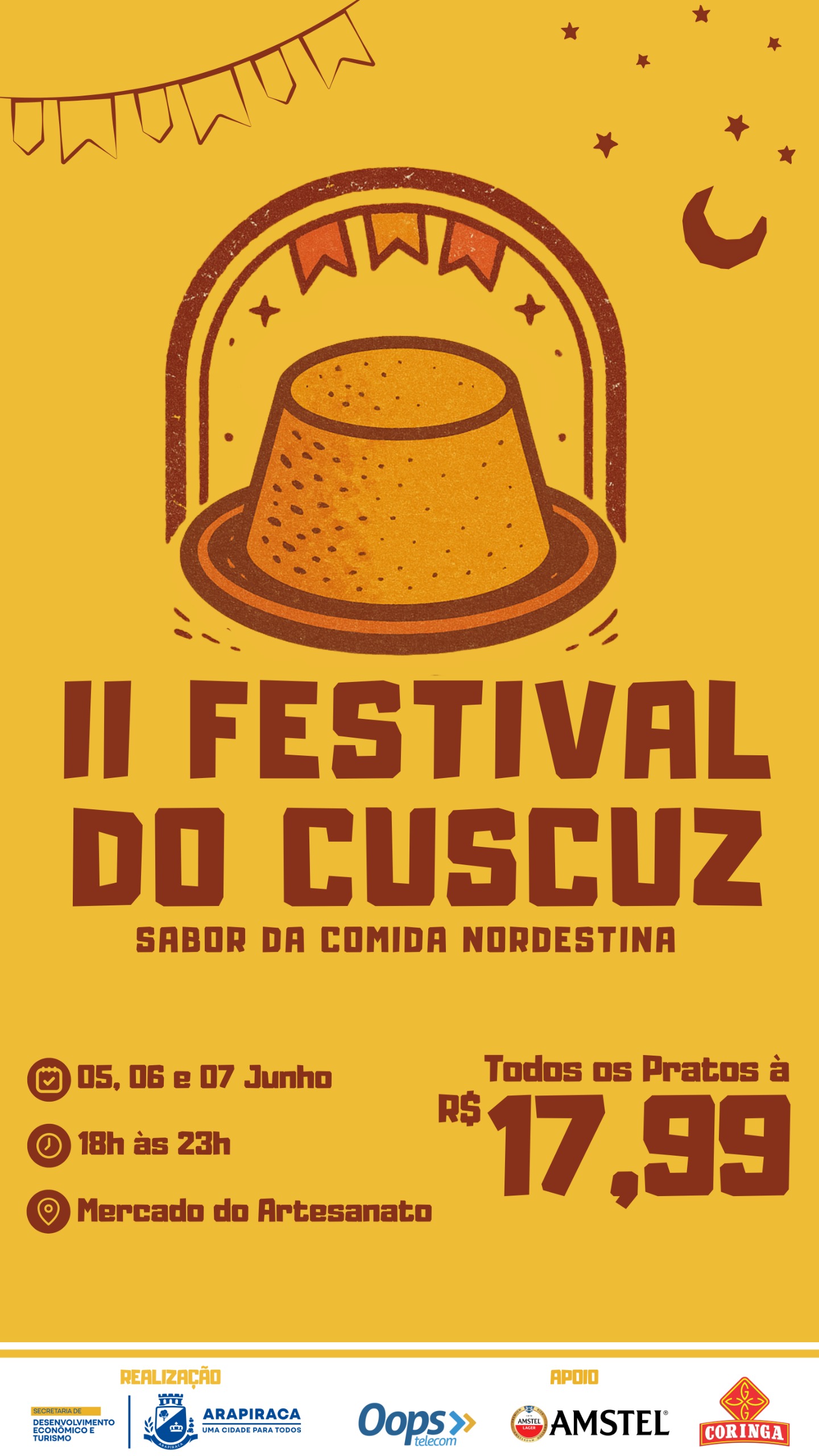 Leia mais sobre o artigo Experiência gastronômica | Festival do Cuscuz retorna em segunda edição no início de junho