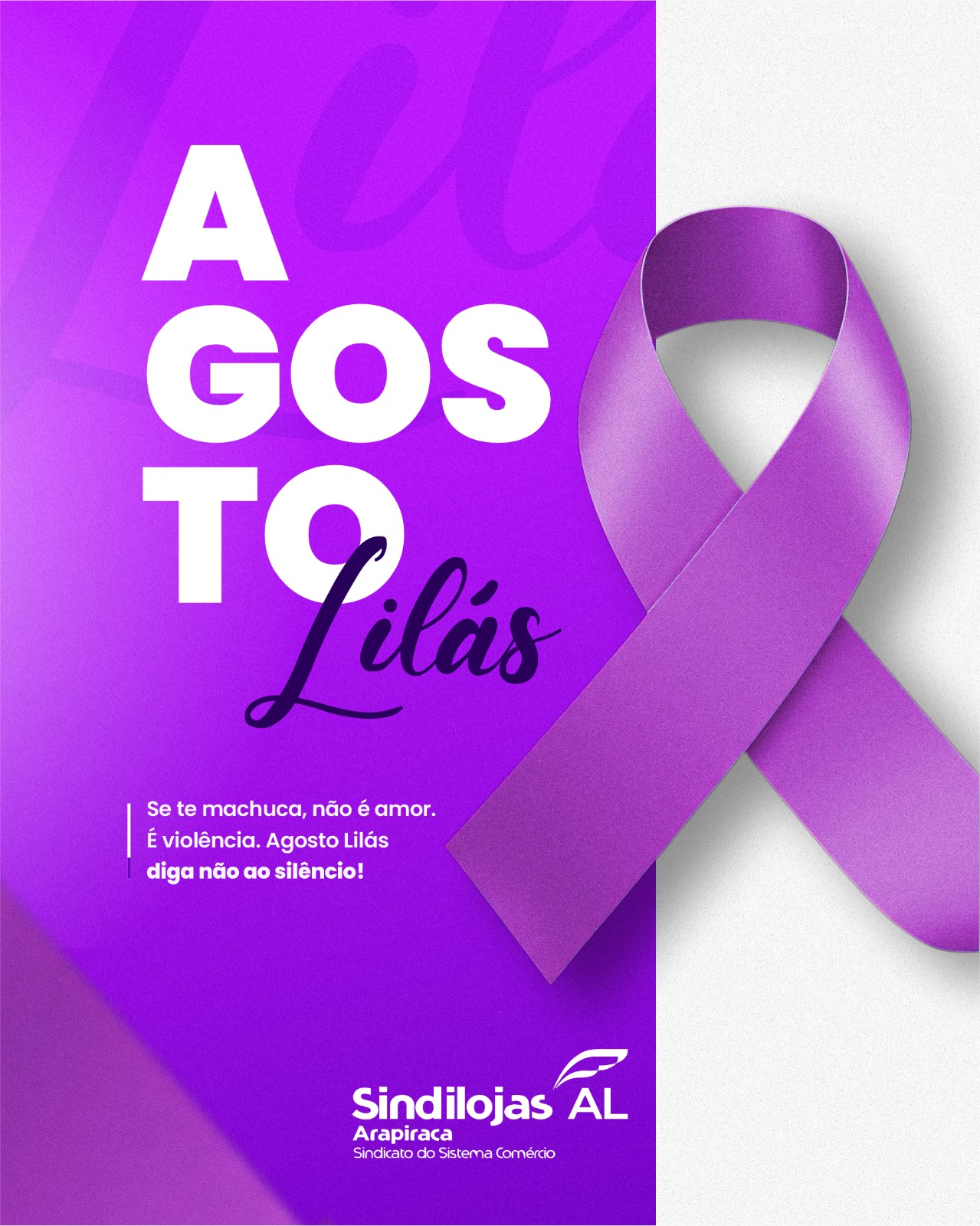 Leia mais sobre o artigo Agosto Lilás | Mês de conscientização e combate à violência contra a mulher