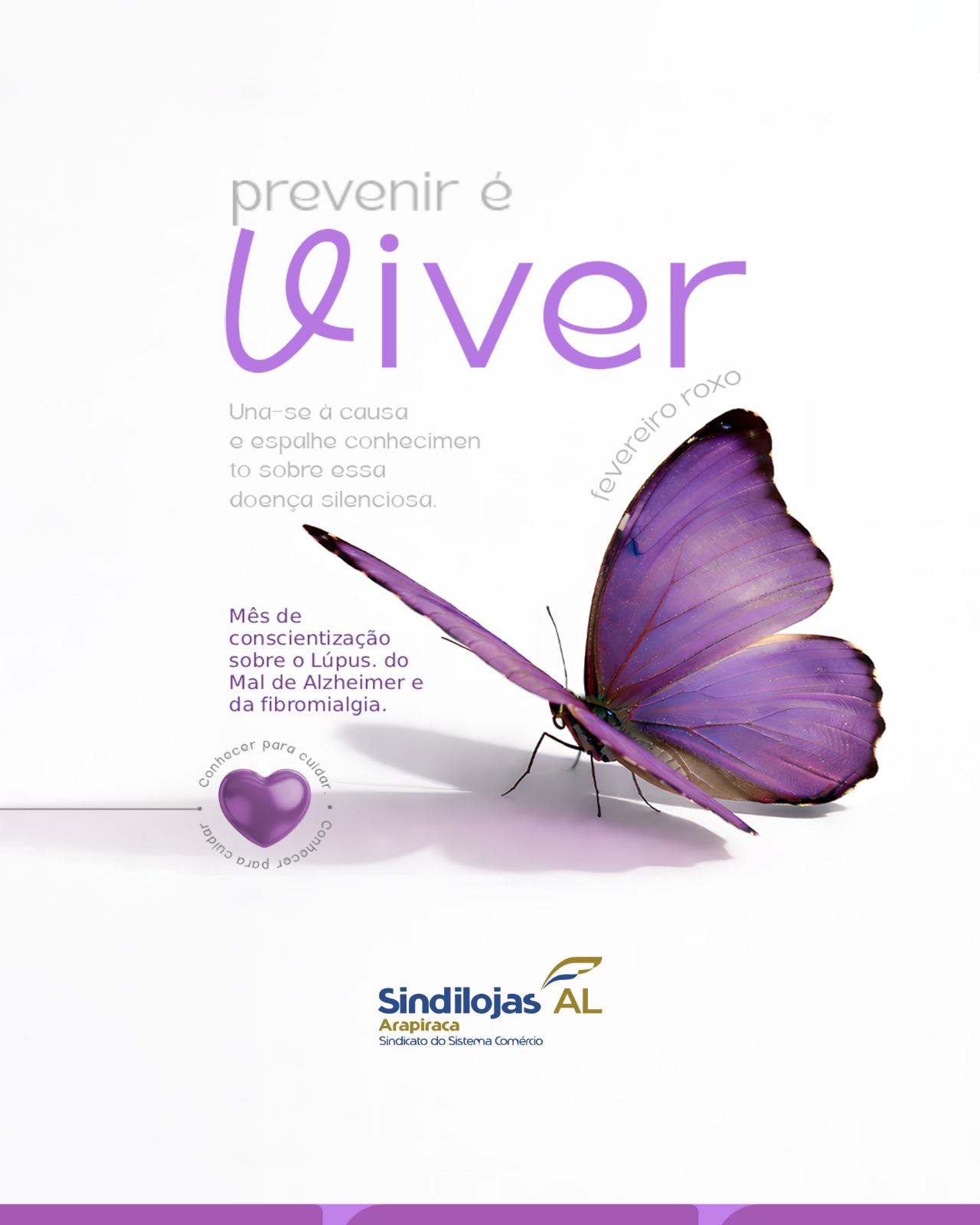 Leia mais sobre o artigo Fevereiro Roxo 2026 | Informação, Cuidado e Empatia 💜