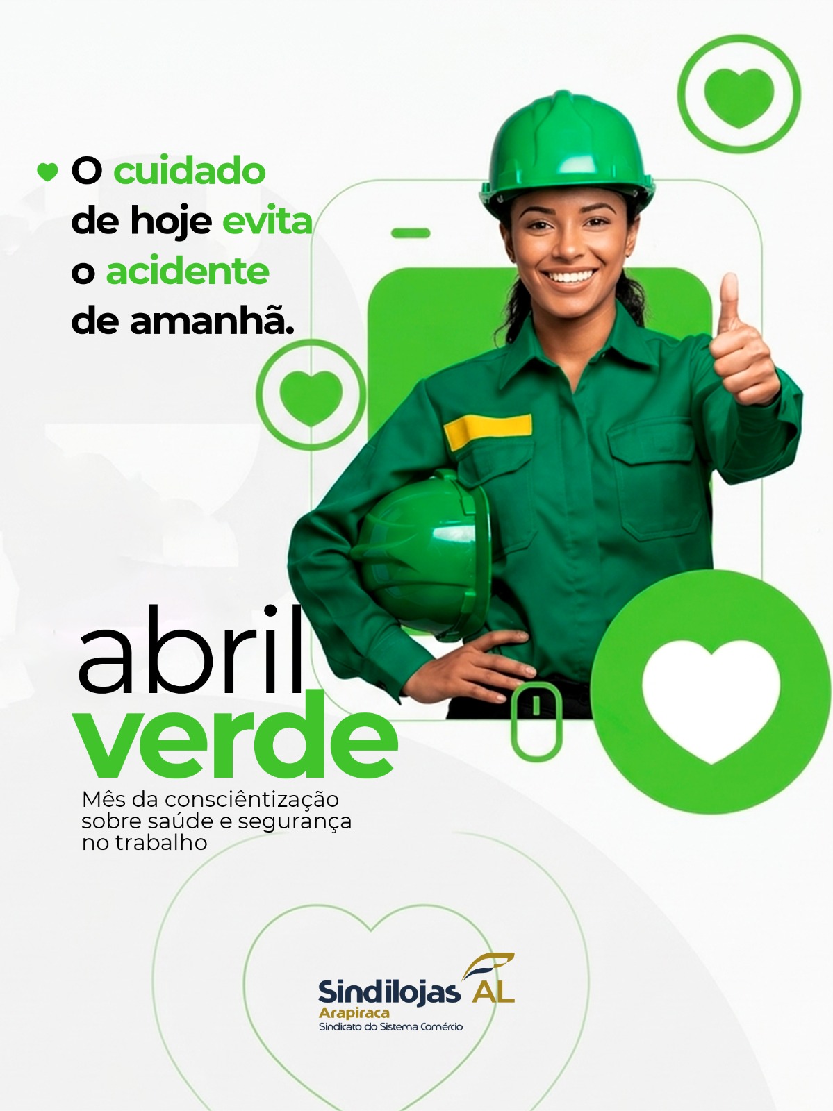 Leia mais sobre o artigo Abril Verde 2026 | Campanha de Conscientização sobre a Segurança no Trabalho
